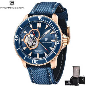 นาฬิกาข้อมือ PAGANI DESIGN 1674 Tourbillon สำหรับผู้ชาย ตัวเรือนเซรามิก กระจกแซฟไฟร์ โชว์กลไก TMI-NH39 ระบบออโตเมติก กันน้ำลึก 200 เมตร - Product Image 1