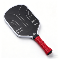 Raquette de pickleball professionnelle de haute qualité, légère, portable, personnalisable, en fibre de carbone T700 sablée de 16 mm, ergonomique