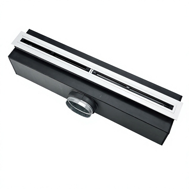 Aluminum Linear Slot Diffuser with Plenum Box Adjustable Blade Ceiling Mounted for HVAC Supply Air Manufacturer