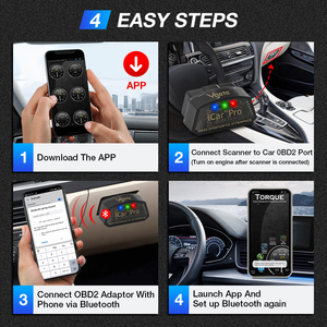 Vgate ICar Pro BT 4.0 Auto pour Android/iOS, équipement de réparation automobile ELM327 ICAR PRO BT4.0 - Product Image 5