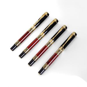 Pluma Estilográfica de Metal de Lujo con Diseño de Madera Vintage para Estudiantes, Personalizada, de Alta Calidad China, con Punta de Acero Inoxidable de 1.0 mm - Product Image 2