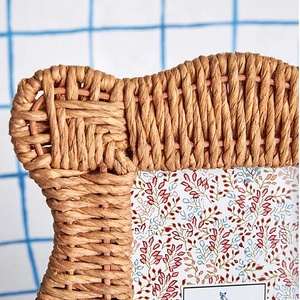 Cadre photo en paille en gros, ensemble de cadres photo, artisanat mural, accessoires d'album, décoration de la maison - Product Image 2