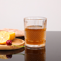 Verre à shot en cristal transparent sans plomb à fond épais de 310 ml pour le brandy, le whisky, la vodka, usage en bar