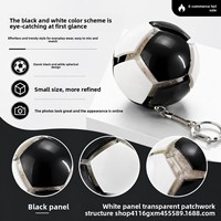 Bouton de décompression en forme de ballon de football transfrontalier, pendentif à presser au doigt, en ABS, emballé individuellement