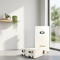 Batterie solaire en stock UE LiFePO4 51.2V 100Ah 5.12KWh 10.24KWh 5-10kW Système d'énergie solaire domestique hybride/hors réseau mural