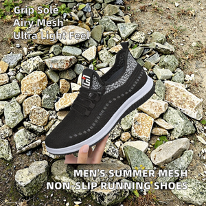 Zapatillas Deportivas de Verano 2024 para Hombre, Estilo Slip-On, PVC, Malla Grande, Transpirables, Antideslizantes, Ligeras, Resistentes al Olor, para Correr - Product Image 2