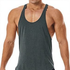 Camiseta Deportiva Moderna para Hombre, Personalizable con Logotipo, Sin Mangas, para Entrenamiento, Fitness y Deportes - Product Image 1