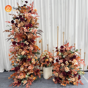 Les plantes vertes d'hortensia de <span class=keywords><strong>rose</strong></span> sèche vintage sont embellies pour la décoration de scène de mariage et la tenue d'événement de <span class=keywords><strong>campus</strong></span> - Product Image 1