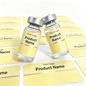 Étiquettes personnalisées pour flacons de peptides de <span class=keywords><strong>laboratoire</strong></span>, autocollants adhésifs de haute qualité 3ml 10ml pour usage pharmaceutique - Product Image 5