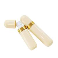 Emballage de protection solaire en PET de 30ml 60ml 80ml Flacon pulvérisateur fin hydratant avec sérigraphie cosmétique à bord or et argent