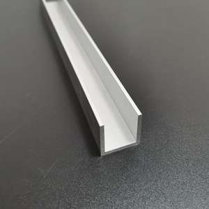 ของตกแต่งรูปตัว C อะลูมิเนียมโปรไฟล์ช่องทาง U อัดขึ้นรูปอะลูมิเนียม6061 - Product Image 4