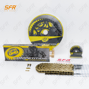 Juego de Cadena y Piñón para Motocicleta SFR OEM/ODM 520H-O-120L 520-43T 520-17T para Kawasaki <span class=keywords><strong>Ninja</strong></span> 400 <span class=keywords><strong>Honda</strong></span> CB500X - Product Image 2