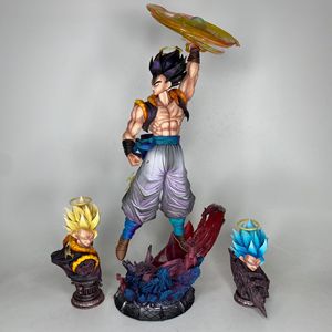 <span class=keywords><strong>Figura</strong></span> de Acción de Anime DBZ GK <span class=keywords><strong>Gogeta</strong></span> de 45 cm, 3 Cabezas Intercambiables, Modelo Coleccionable, Muñecos de Juguete, Regalo para Fans, Venta al Por Mayor - Product Image 3