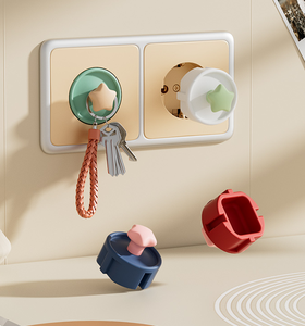 Cache-prise en silicone anti-poussière standard UE RU KR pour prise murale domestique - Product Image 1