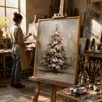 Vente en gros et dropshipping, peinture à l'huile Art Déco blanche 100% faite à la main sur toile de coton 450 GSM, taille personnalisée pour usage domestique et commercial