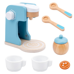 Jouets éducatifs réalistes en bois pour enfants Pretend-Play Tea Set & Desserts pour la petite enfance Maternelle Jeu de rôle - Product Image 3