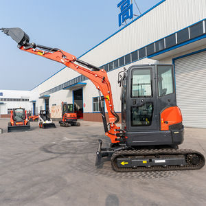 Nouvelle mini-excavatrice sur chenilles agricole diesel de haute qualité fabriquée en Chine avec moteur Yanmar, cabine, pompe et moteur KYB - Product Image 2