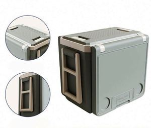 Custom Logo Metal Insulated <b>Cooler</b> with Heavy Duty Wheels Thermal Transfer Printing for Beach Camping & More Promotional Use - Product Image 4