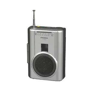 Máy ghi âm radio cassette <span class=keywords><strong>mini</strong></span> di động màu bạc bán chạy, AM/FM/SW 1-2 băng tần - Product Image 1