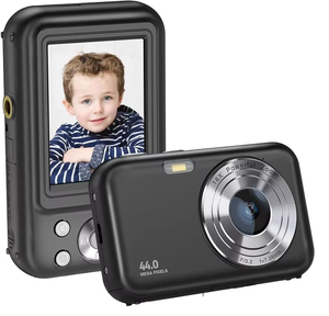 กล้องดิจิตอลที่มีความละเอียดวิดีโอ 1080p, 44MP, หน้าจอ HD ขนาด 2.4 นิ้ว; ของขวัญสำหรับเด็ก - Product Image 1