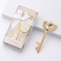 Abridor de Botellas Novedoso Chapado en Oro de Fábrica con Caja de Regalo, Abridor Temático Creativo para Recuerdo de Invitados de Bodas y Fiestas de Cumpleaños