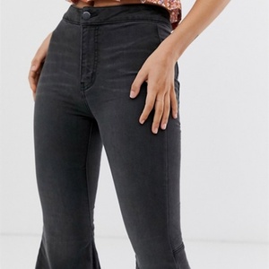 Wholesale Grey High Waist Vintage Custom Denim Women's Jeans Pantalones Pants Flare <b>Bell</b> Bottom Sexy Jeans Womens Ladies - Product Image 3