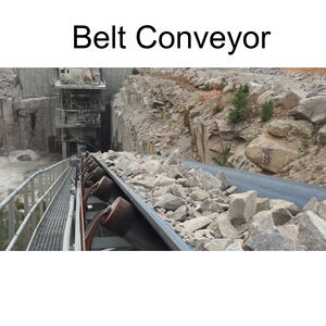 Sabuk konveyor untuk batu kapur besi bijih coke clinker Harga Murah pabrik Cina transportasi kualitas baik coveyor sabuk pengumpan - Product Image 2