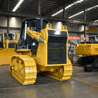 Bulldozer à lame de 37 tonnes pour la construction routière, tracteur à chenilles robuste de 345 CV pour travaux de terrassement et de démolition de carrières