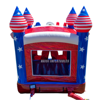 Château gonflable commercial double couture USA pour enfants, idéal pour la location
