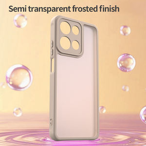 Custodia per telefono spazzolata Semi-satinata per Motorola Moto G Power <span class=keywords><strong>G100</strong></span> Pro G86 Power G86 TPU + Matte PC flessibile-premere il pulsante - Product Image 5