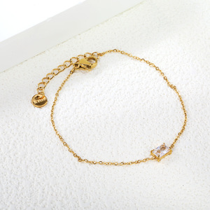 Colliers à la mode en chaîne, pendentif en zircon doré, design géométrique, bijoux de fête - Product Image 2