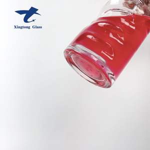 Angel Hand Glass Bottle Cylinder Round Vodka <span class=keywords><strong>Whisky</strong></span> Bottles Small Round Bottles for Juice - Product Image 3