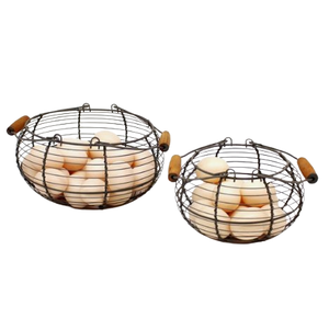 Creative Design Kitchen Iron Wire <b>Egg</b> <b>Storage</b> Basket Metal Chicken Shaped <b>Egg</b> Basket Organizer Kitchen Accessories - Product Image 6