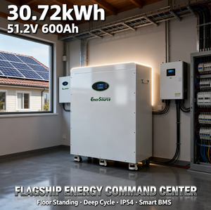 Baterai Lithium Ion 30kWh 48V 51.2V 600Ah untuk Sistem Surya Hibrida, Tipe Lantai dengan Roda - Product Image 1