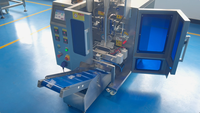 Machine d'emballage automatique de bonbons gélifiés Vgopack avec alimentateur vibrant, machine de formage, de remplissage et de scellage de sacs VFFS
