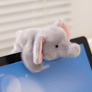 Peluche Otter Magnétique Douce et Parfumée en Coton PP, Compagnon de Bureau, Repose-poignet, 18 cm de Hauteur, Aimant de Réfrigérateur, Cadeau - Product Image 3