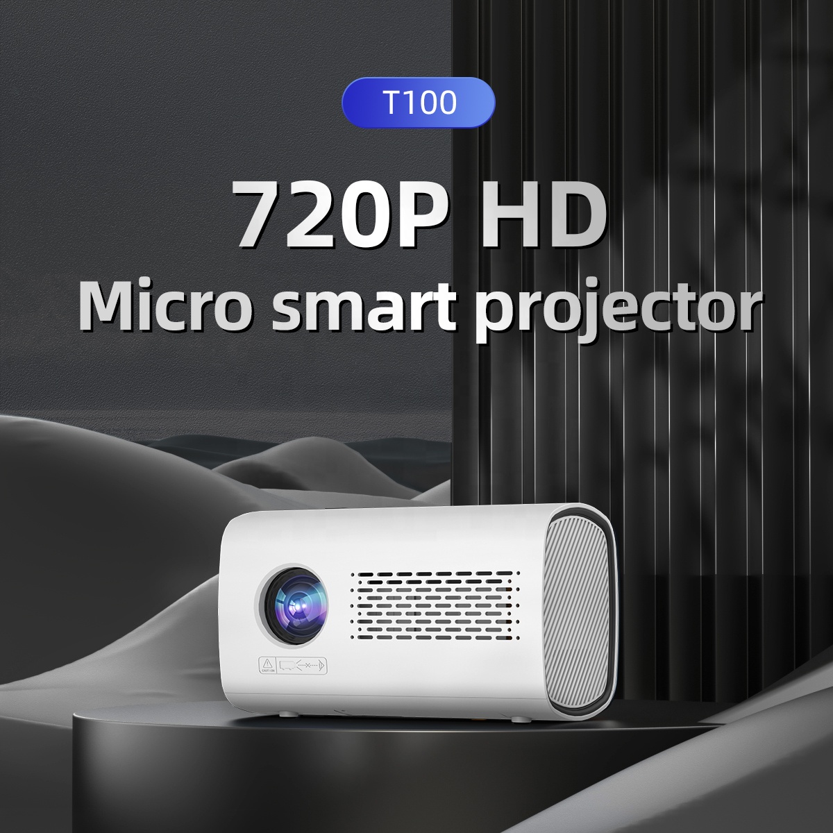 2024 SXZ Projector T100 - Portable Android 9 Mini Theater
