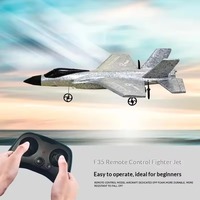 Avion télécommandé Fx535 F35 à aile fixe 2.4G, modèle RC en mousse EPP à deux canaux pour débutants et adultes, vol en extérieur