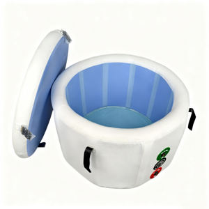 Bañera Redonda Portátil de Plástico para Exteriores, Bañera de Hidromasaje Profesional de Lujo para Adultos, Bañera de Hielo de Diferentes Colores - Product Image 2