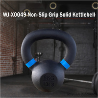 Kettlebell Hyrox Sert en fonte robuste pour l'entraînement de force du corps entier, les entraînements HIIT et fonctionnels
