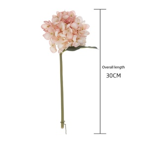 Ramas de Flores Artificiales de Hortensia Tejidas a Mano, Aromáticas, Suaves, Impermeables, Realistas, Tallos Florales Artificiales de Larga Duración para el Hogar - Product Image 4