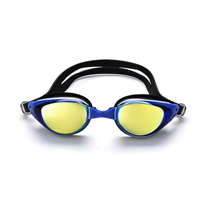 <span class=keywords><strong>Gafas</strong></span> <span class=keywords><strong>de</strong></span> Natación <span class=keywords><strong>de</strong></span> Silicona Clásicas con Protección UV Antivaho, Lentes Espejadas para Entrenamiento y Competición, Personalizadas para Adultos - Product Image 4