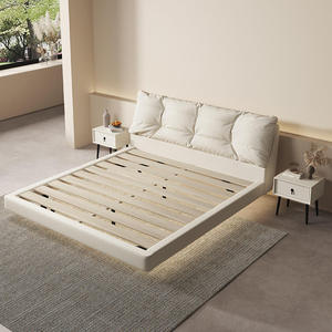 Lit de chambre moderne de style japonais, design royal, en cuir rembourré, confortable, gain de place, tailles <span class=keywords><strong>King</strong></span> et Queen, luxe - Product Image 3
