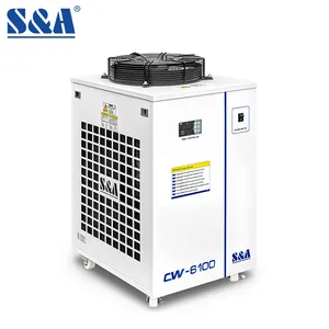 S & A CW-6100 2HP 냉각기 냉장고 산업용 수냉식 시스템 냉각기 De Enfrimiento Agua