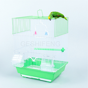 Kandang Burung Kawat Besi Berkualitas Tinggi untuk Burung Beo Merpati Desain Populer Rumah Burung Logam Lipat Cocok untuk Tempat Makan - Product Image 6