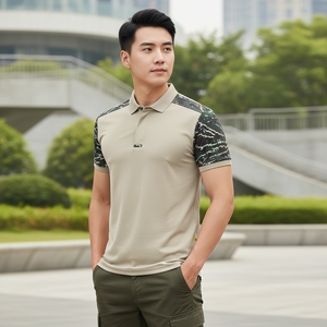 Camiseta de Golf para Hombre, de Secado Rápido, Corte Holgado, Diseño Liso, Transpirable, de Manga Corta, Ropa Deportiva de Alto Rendimiento, Venta al Por Mayor - Product Image 5