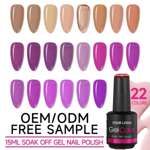 เจลสีผสมสั่งทำยอดนิยม สีสวยติดทนนาน ปราศจากสาร Hema และ TPO ลอกออกได้ รับผลิตแบรนด์ส่วนตัว OEM เจลยูวีสั่งทำ - Product Image 1