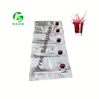 Sac d'emballage de jus de vin Cubitainer 1.5L/3L/5L/10L/20L dans une boîte avec valve
