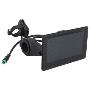 Hình Ảnh Mới V20 <span class=keywords><strong>Ebike</strong></span> H6C Đầy Màu Sắc <span class=keywords><strong>LCD</strong></span> Đồng Hồ Tốc Độ Hiển Thị Meter 24V-60V Với USB UART Cho Xe Đạp Điện (5pin) Với Switch & Mã - Product Image 3