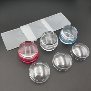 ชุดเครื่องขูดเล็บทำจากซิลิโคนใสขนาด3.5ซม. พร้อมแผ่นปั๊ม - Product Image 2